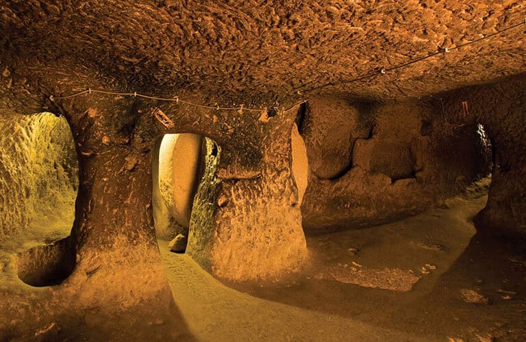 Ozkonak Underground City Stone Doors